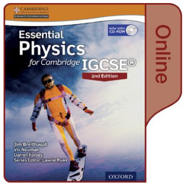 Essential Physics Cambridge IGCSE 2nd Edition Online Student Book - ISBN 9780198355229