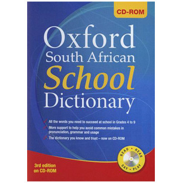 Oxford South African School Dictionary 3rd Edition on CD-ROM - ISBN 9780195997767