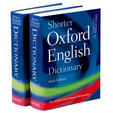 Shorter Oxford English Dictionary 6th Edition (Hardback) - ISBN 9780199206872