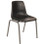 450H RECYCLED BLACK POLYSHELL CHAIRS with Stackable Steel Frame