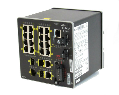 Cisco Catalyst IE 2000 16 Port 10/100 Industrial Ethernet Switch - IE ...