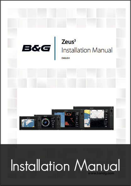 b and g zeus 3 multifunction display installation instructions