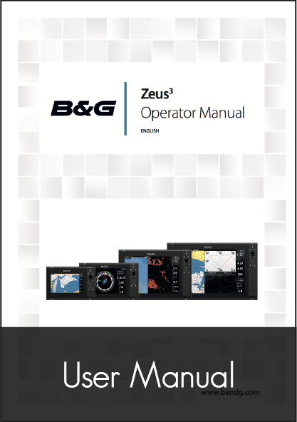 b and g zeus 3 multifunction display user manual