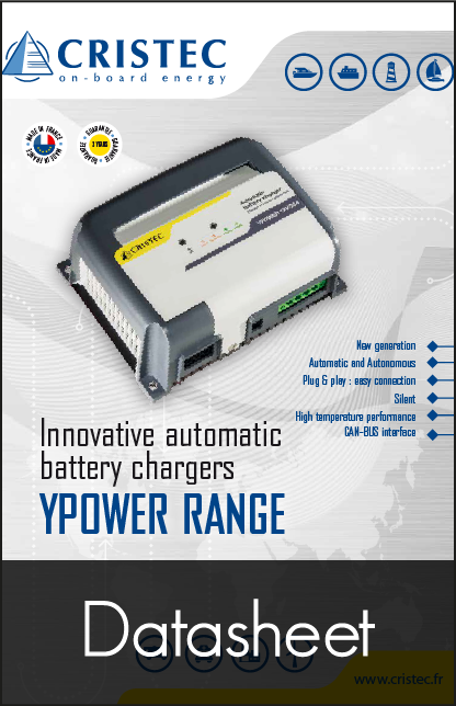 Chargeurs de batterie - Chargeur CRISTEC / YPOWER 24V-12A