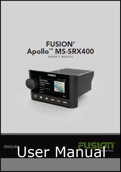fusion apollo ms-srx400 stereo user guide