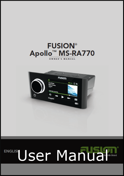 fusion apollo ra770 stereo user guide