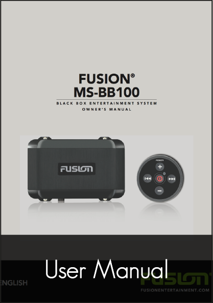 fusion bb100 black box user manual