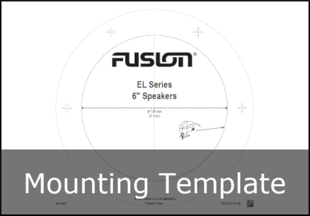 fusion el-series 6-5 mounting template