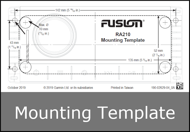 fusion ms-ra210 mounting template