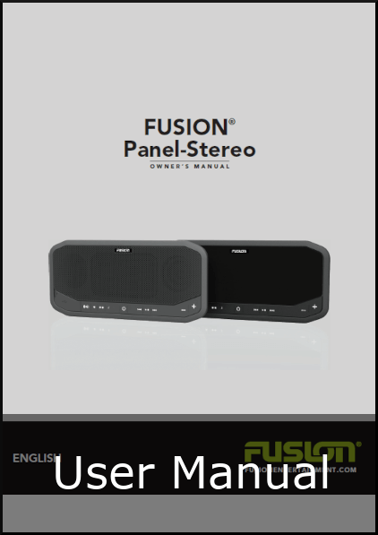 fusion panel stereo user guide