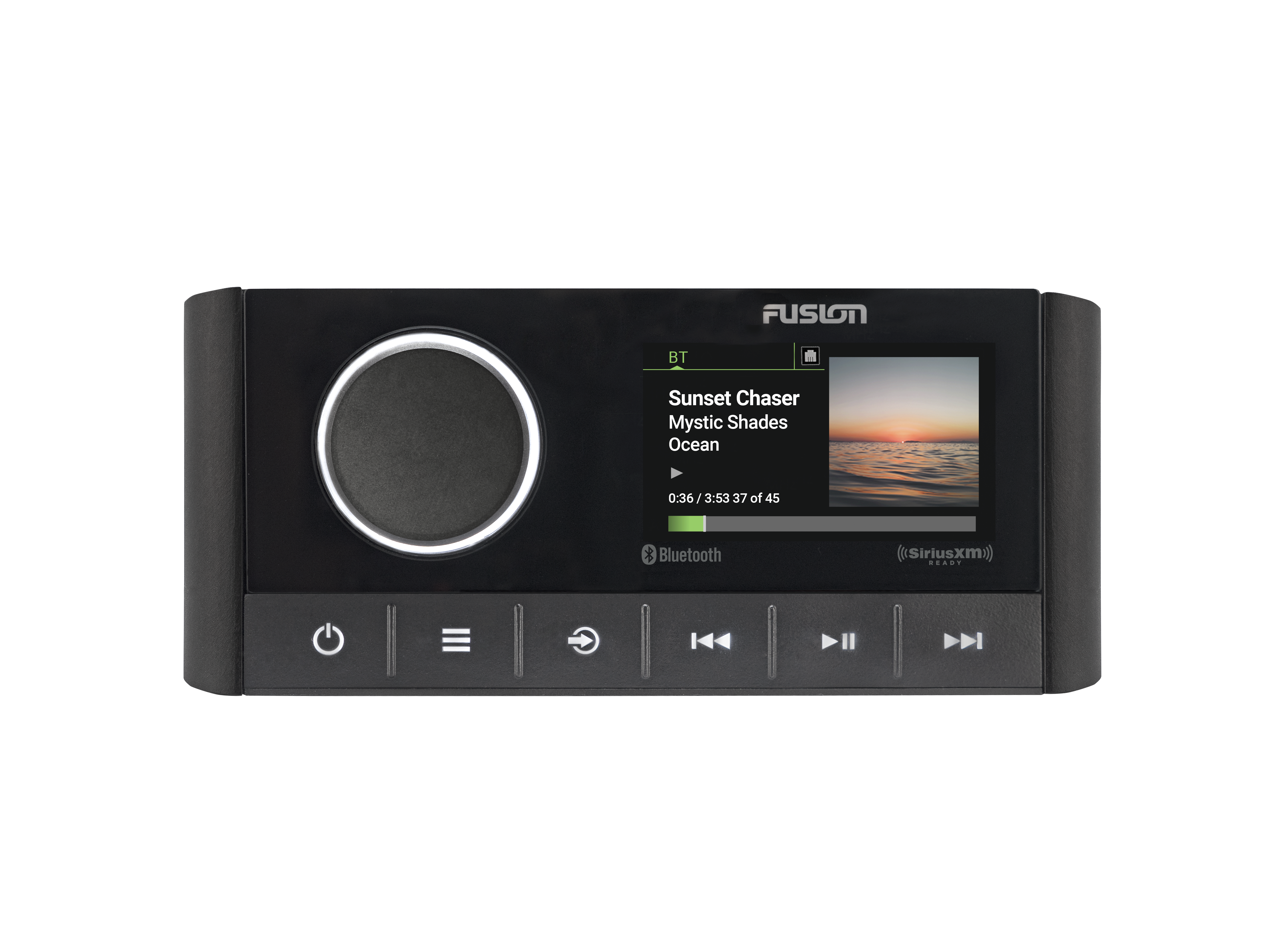 fusion ra670 stereo front view