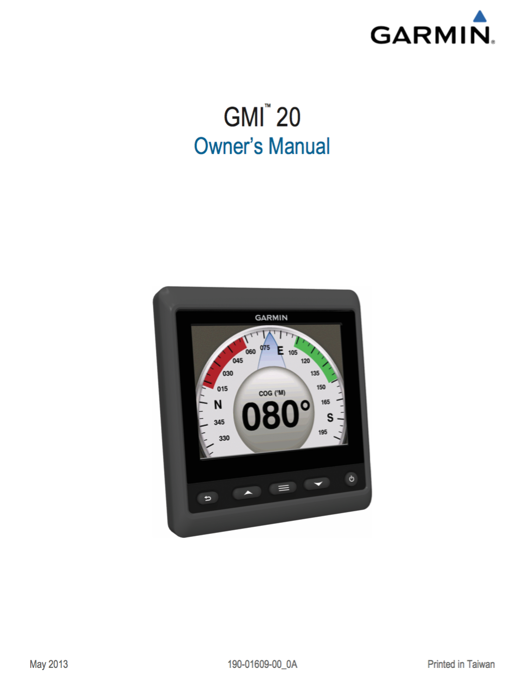 gmi 20 instrument owners manual