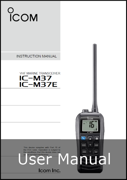 ic-m37e vhf manual