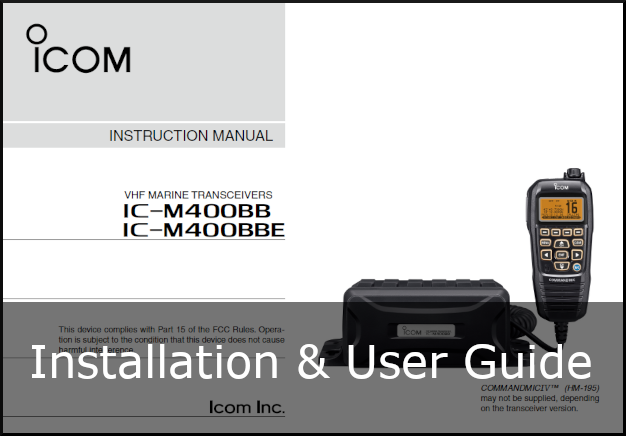 icom ic-400bbe installation and user guide