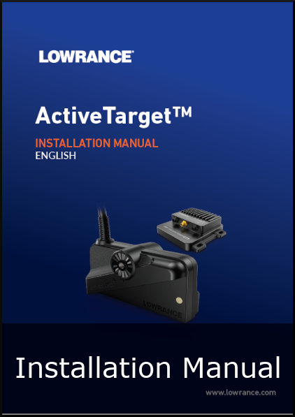 lowrance active target installation guide