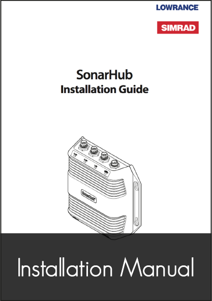 lowrance sonar hub installation guide