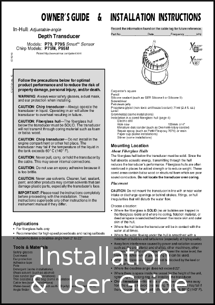 p79-p79s-p75m-p95m installation guide