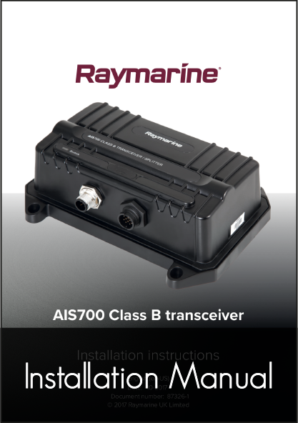 raymarine ais700 transceiver installation instructions