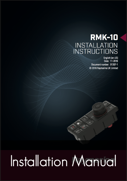 raymarine rmk 10 installation instructions