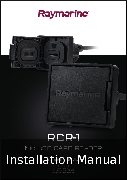 raymarine rcr-1 installation guide