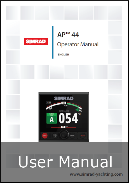 simrad ap44 autopilot controller user manual