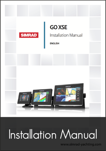simrad go xse 5 7 9 multifunction display installation instructions