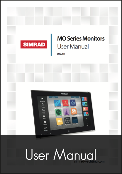 simrad mo series monitors user manual