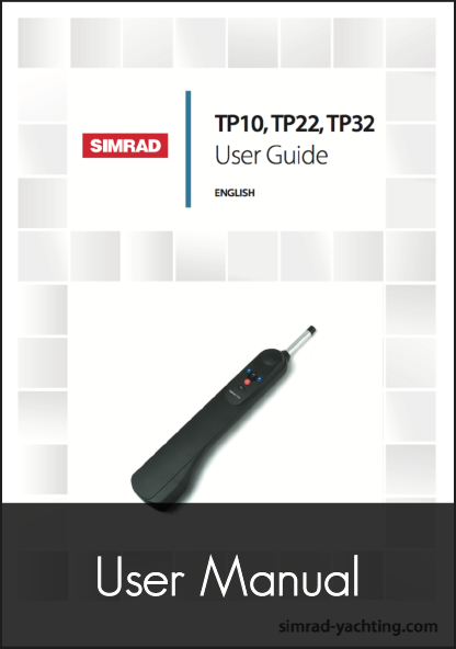 simrad tp10 tp22 tp32 tillerpilot user manual