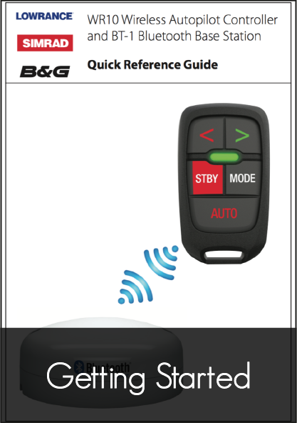 wr10 wireless autopilot controller base station quick guide