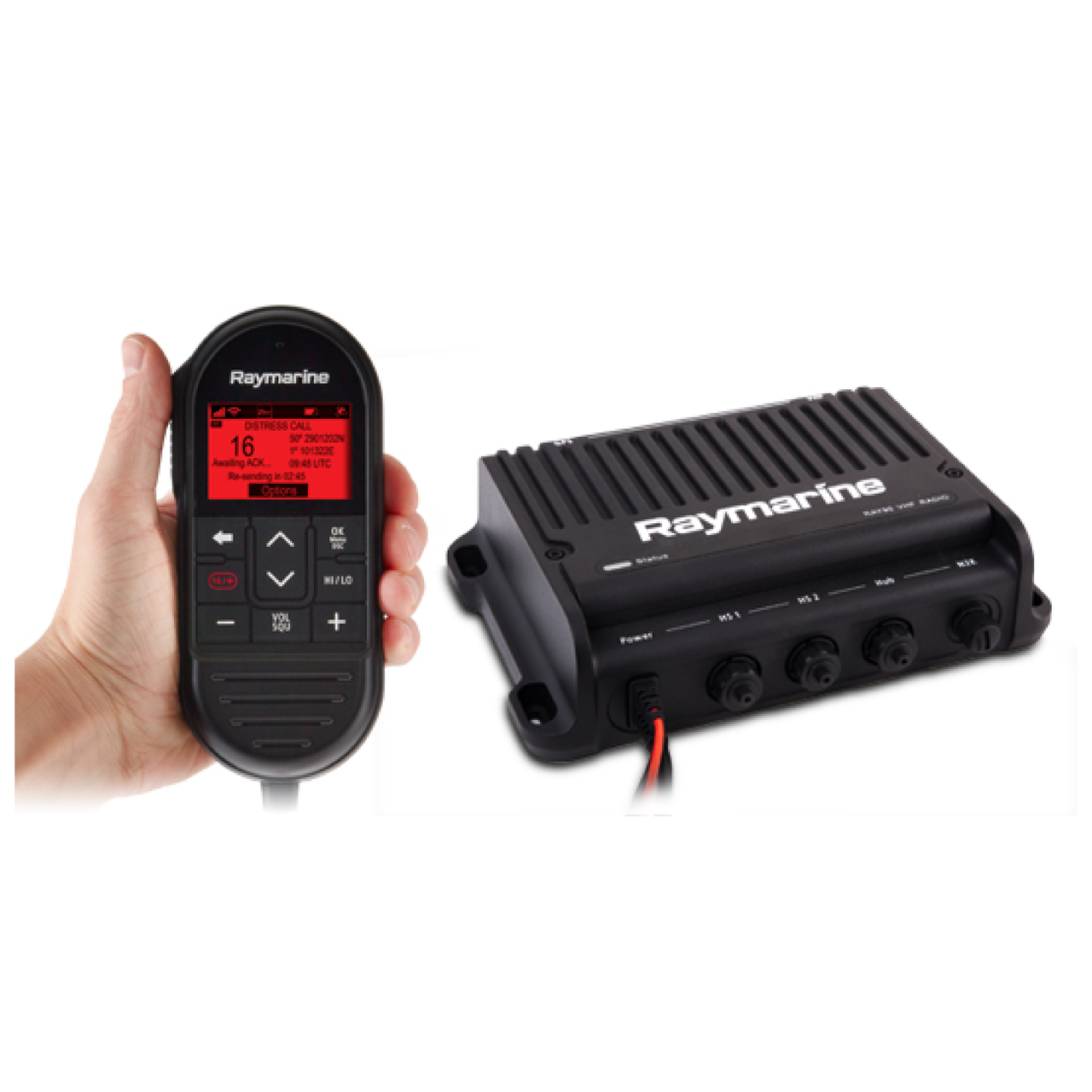 Raymarine Ray90 Modular Dual-Station VHF Radio System Wide ...