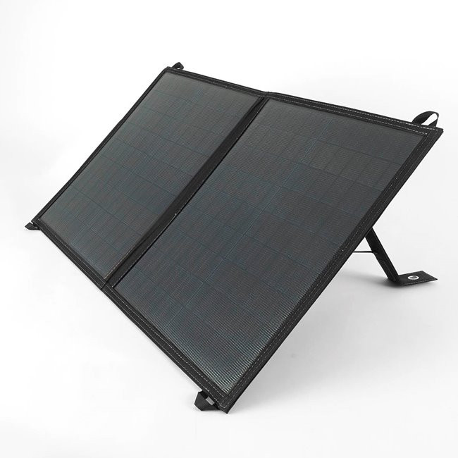 PV Logic 60W Fold Up Solar Panel Stand Front