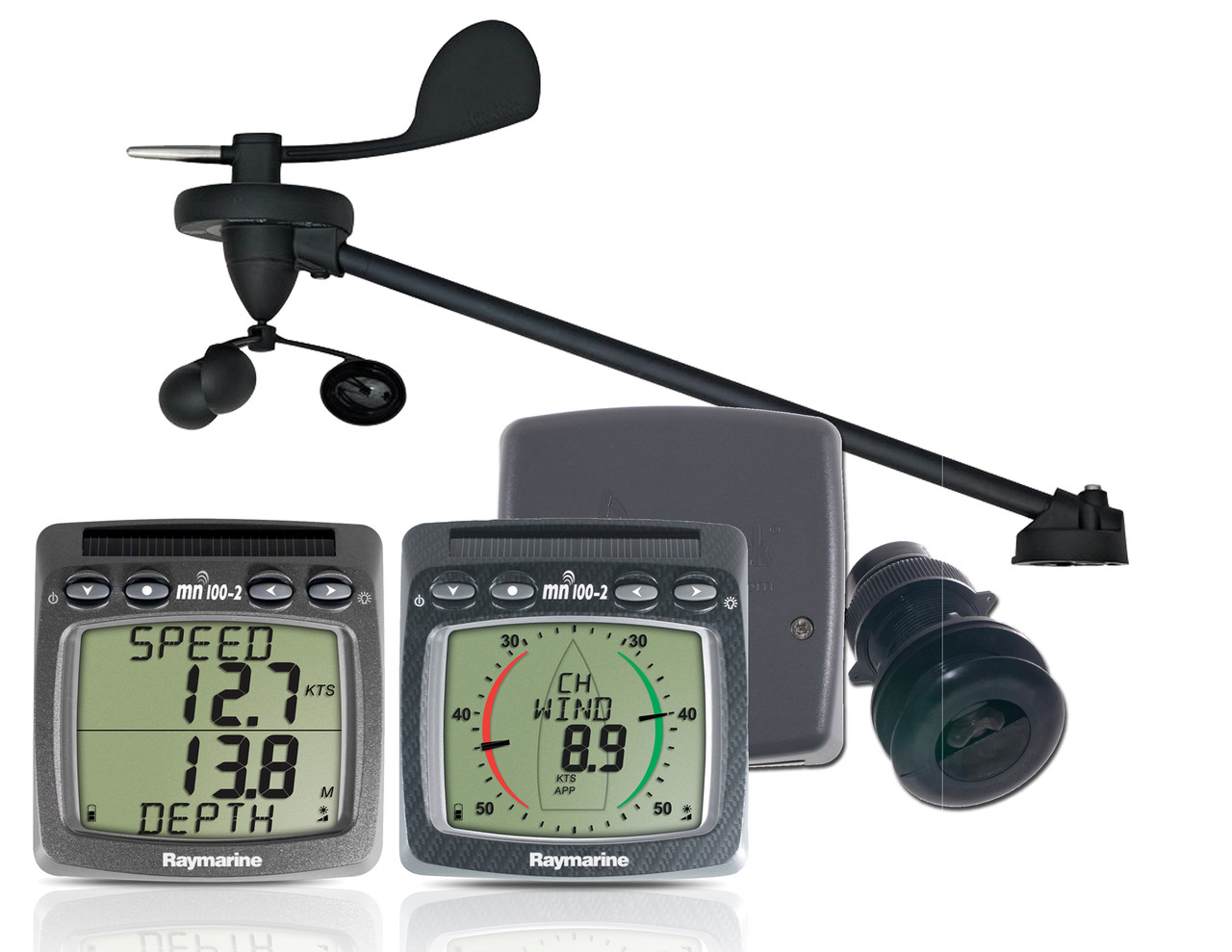 Raymarine Wireless Wind, Speed & Depth System With Triducer