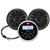 Boss Audio MCKGB350B.6 Combo - Marine Gauge Radio w\/Marine Antenna & 2 6.5" Speakers - Black [MCKGB350B.6]