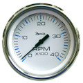 Faria Chesapeake White SS 4" Tachometer - 4,000 RPM (Diesel - Mechanical Takeoff & Var Ratio Alt) [33842]