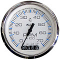 Faria Chesapeake White SS 4" Tachometer w\/Systemcheck Indicator - 7,000 RPM (Gas - Johnson\/Evinrude Outboard) [33850]