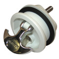 Whitecap T-Handle Latch - Chrome Plated Zamac\/White Nylon - Locking - Freshwater Use Only [S-226WC]