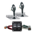 Lenco 12" x 12" Standard Trim Tab Kit w\/Double Rocker Switch Kit [15103-104]