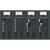 Blue Sea 8086 AC 3 Sources +12 Positions \/ DC Main +19 Position Toggle Circuit Breaker Panel  (White Switches) [8086]