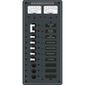 Blue Sea 8074 AC Main +8 Positions Toggle Circuit Breaker Panel  (White Switches) [8074]