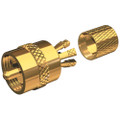 Shakespeare PL-259-CP-G - Solderless PL-259 Connector for RG-8X or RG-58\/AU Coax - Gold Plated [PL-259-CP-G]