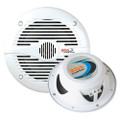 Boss Audio MR60W 6.5" Round Marine Speakers - (Pair) White [MR60W]