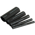 Ancor Adhesive Lined Heat Shrink Tubing Kit - 8-Pack, 3", 20 to 2\/0 AWG, Black [301503]