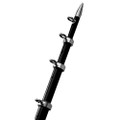 TACO 8' Black\/Silver Center Rigger Pole - 1-1\/8" Diameter [OC-0422BKA8]
