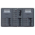 BEP AC Circuit Breaker Panel w\/Analog Meters, 2SP 1DP AC120V [900-ACM2-AM-110]