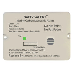 Safe-T-Alert 62 Series Carbon Monoxide Alarm w\/Relay - 12V - 62-542-Marine-RLY-NC - Flush Mount - White [62-542-MARINE-RLY-NC]