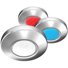 i2Systems Profile P1120 Tri-Light Surface Light - Red, White & Blue - Brushed Nickel Finish [P1120Z-41HAE]