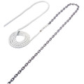 Maxwell Anchor Rode - 20'-5\/16" Chain to 200'-5\/8" Nylon Brait [RODE51]