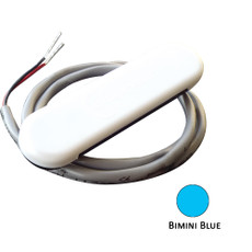 Shadow-Caster Courtesy Light w\/2' Lead Wire - White ABS Cover - Bimini Blue - 4-Pack [SCM-CL-BB-4PACK]