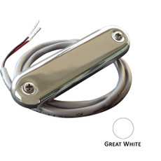 Shadow-Caster Courtesy Light w\/2' Lead Wire - 316 SS Cover - Great White - 4-Pack [SCM-CL-GW-SS-4PACK]