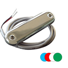 Shadow-Caster Courtesy Light w\/2' Lead Wire - 316 SS Cover - RGB Multi-Color - 4-Pack [SCM-CL-RGB-SS-4PACK]
